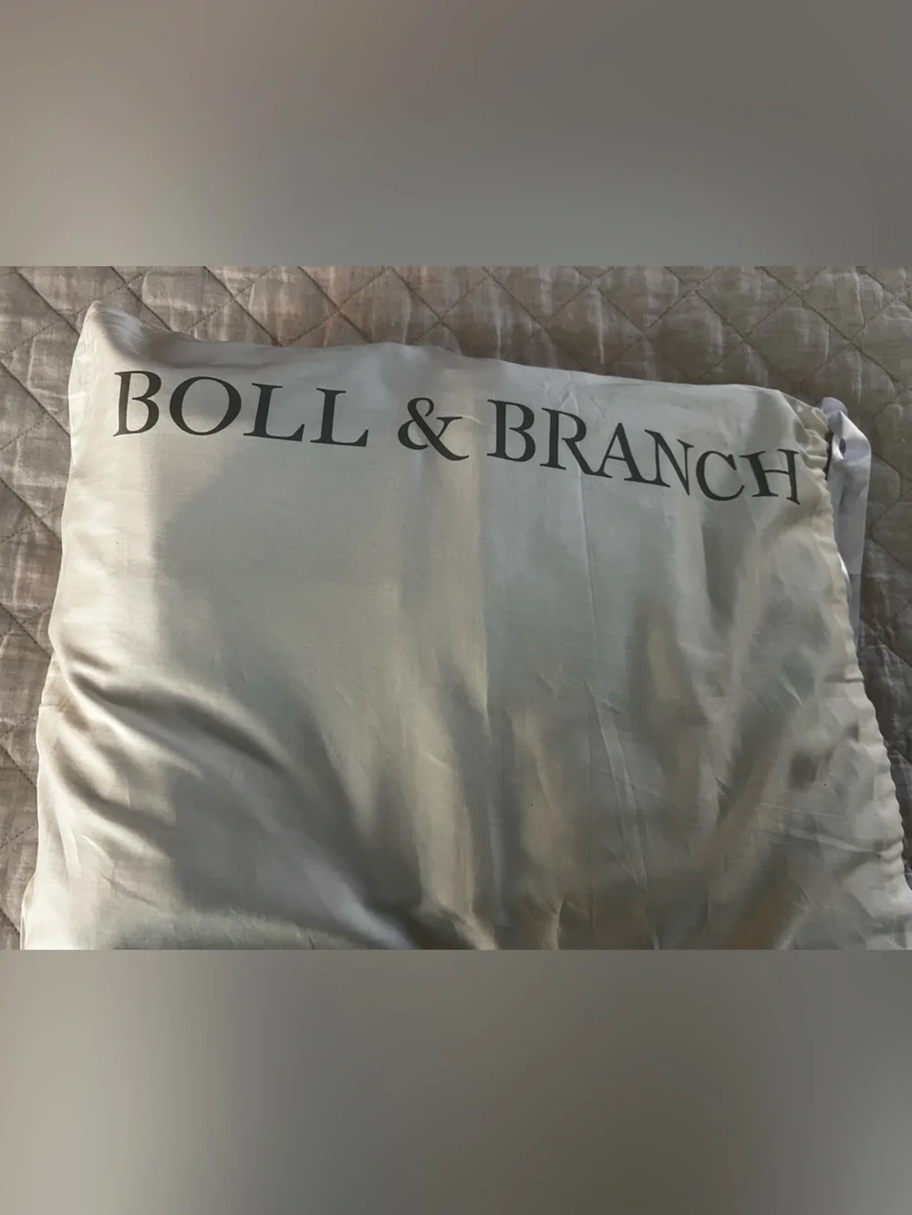 BOLL & BRANCH Signature Hemmed Cal King Sheet Set - Stone Gray